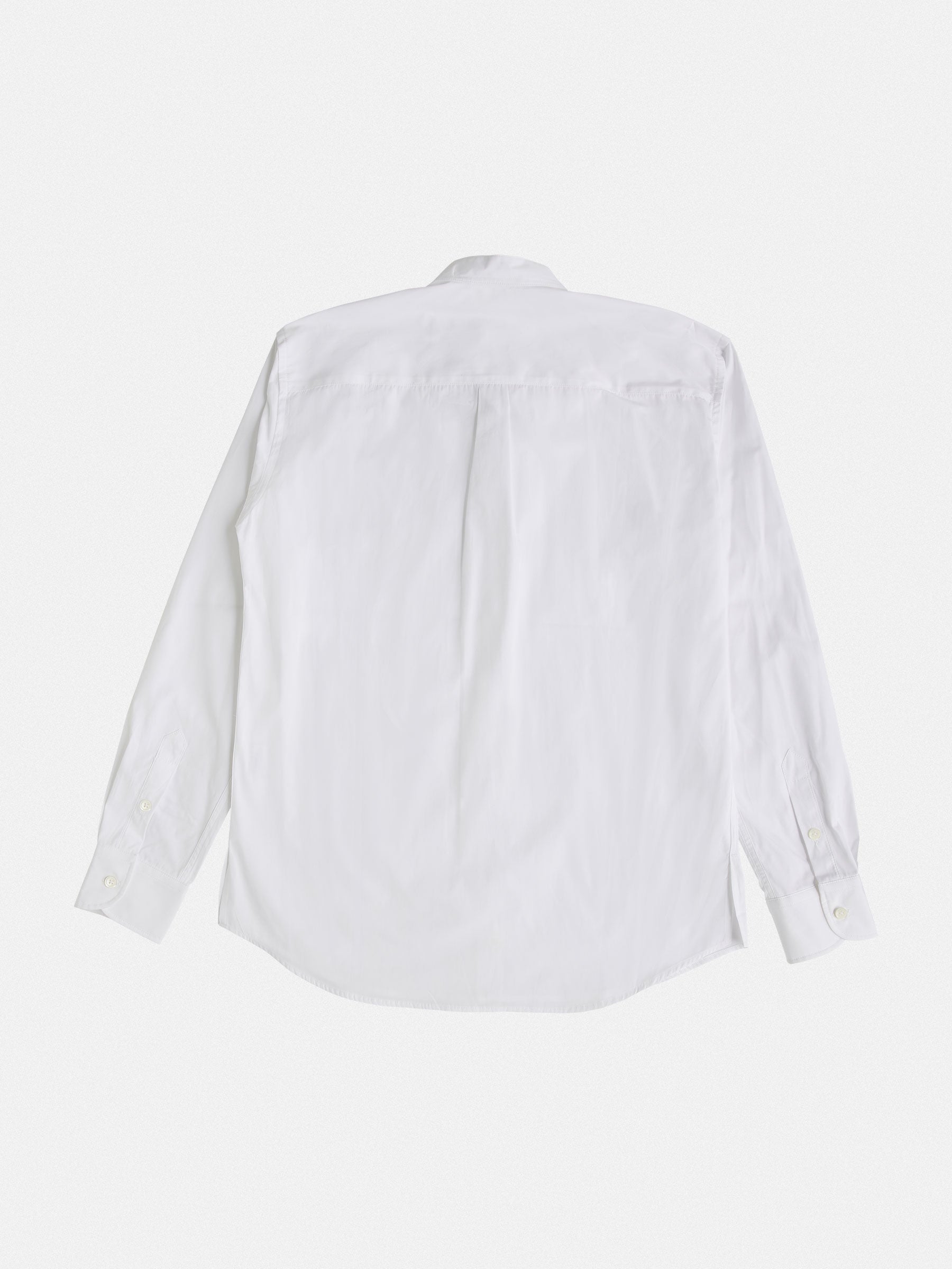 white mao collar shirt