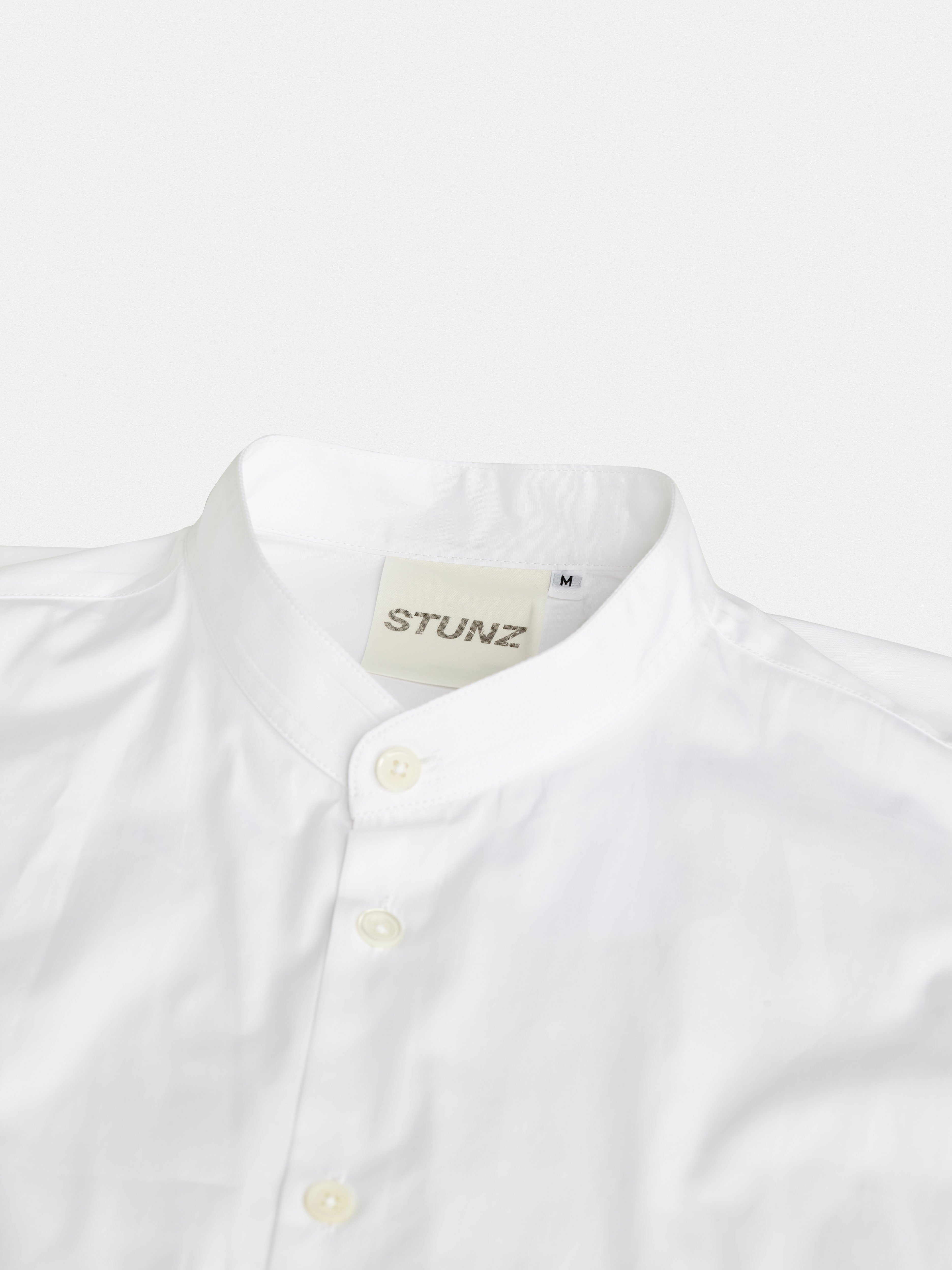 mao collar shirt Autumn / Winter 2025 Puffer Jacket by Gabriel Stunz