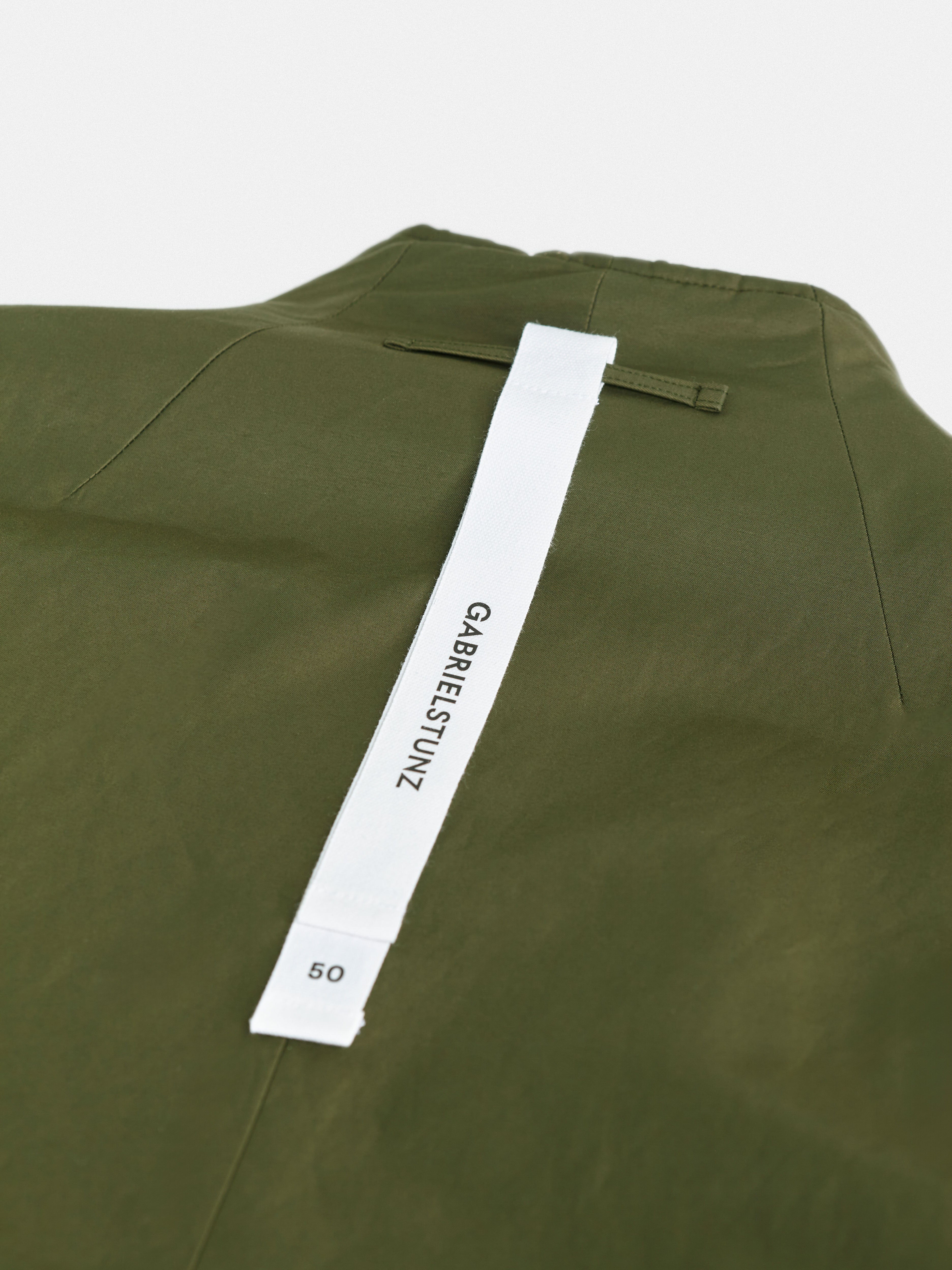 inside label detail Autumn / Winter 2025 Puffer Jacket by Gabriel Stunz