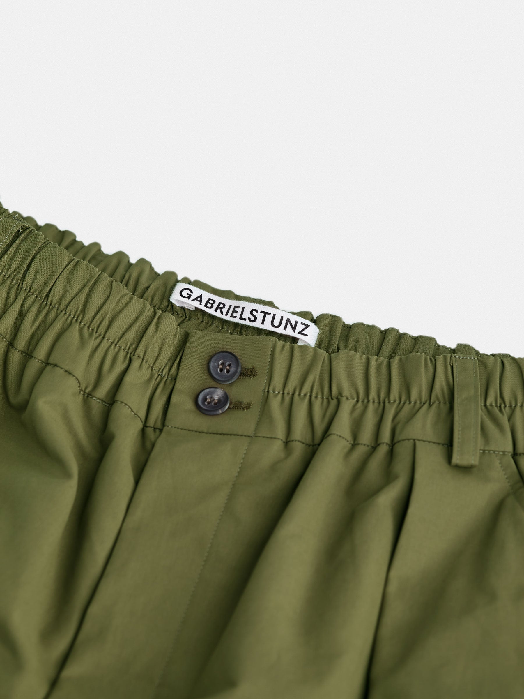 elastic waistband detail Autumn / Winter 2025 Puffer Jacket by Gabriel Stunz