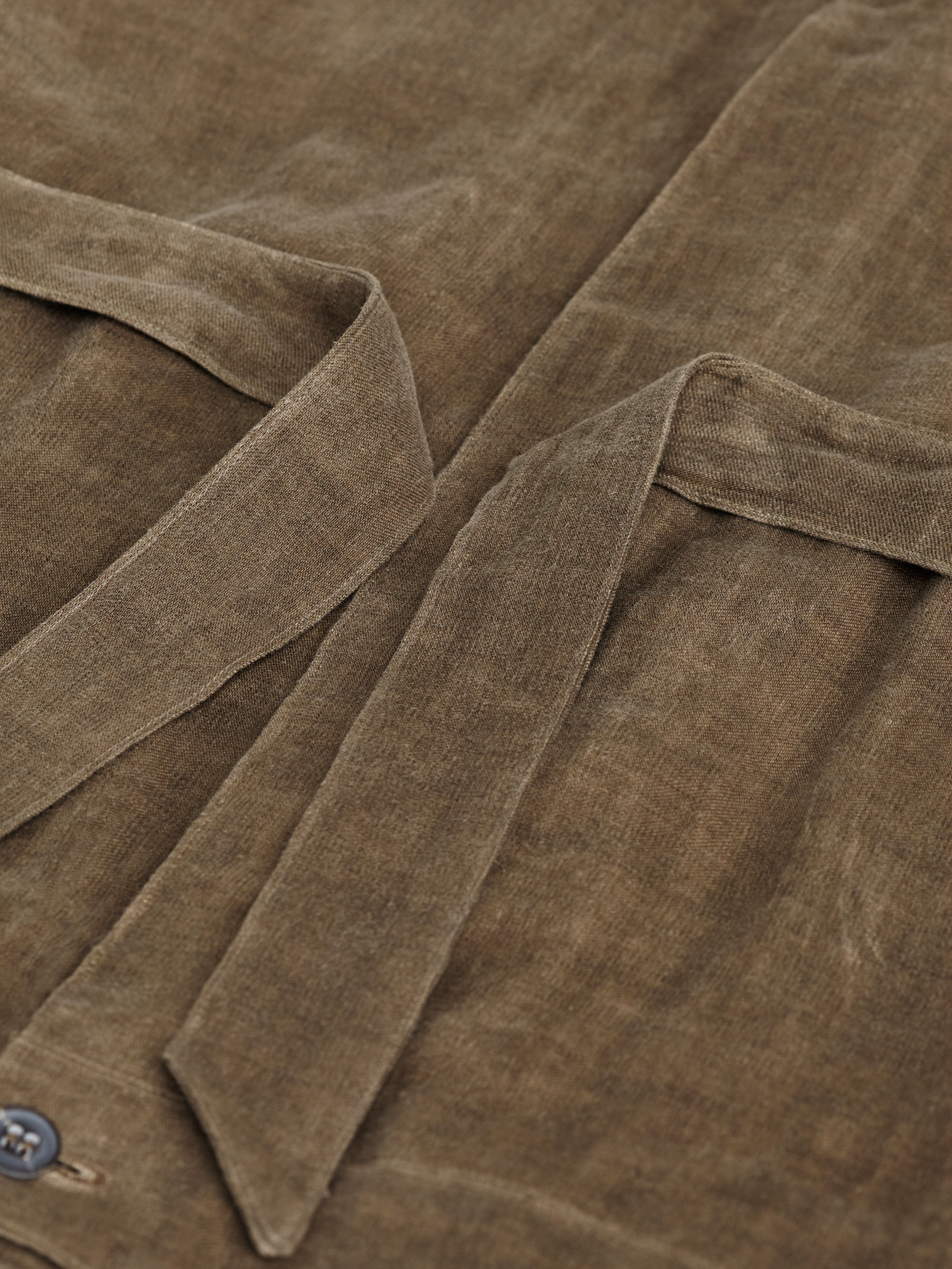 belt oiled linen jacket Autumn / Winter 2025 Puffer Jacket by Gabriel Stunz