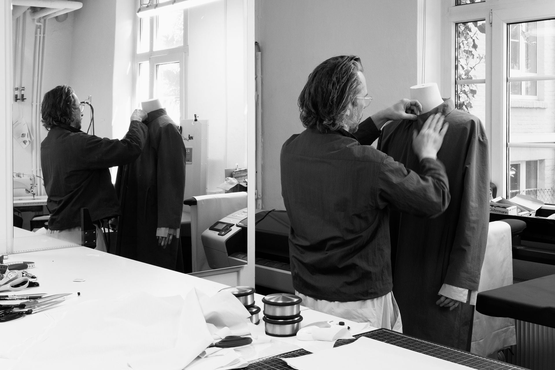 gabriel stunz at the atelier at work