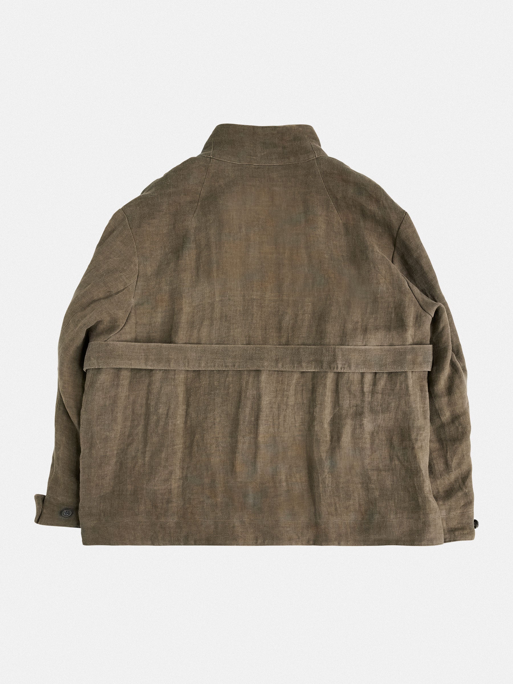 Oiled linen belted Jacket – gabrielstunz